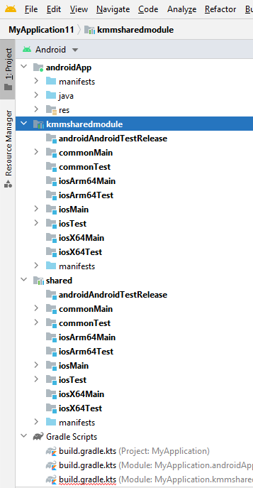 Screenshot from Android studio
