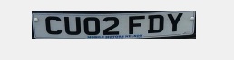 Following is the numberplate image i h ave extracted
